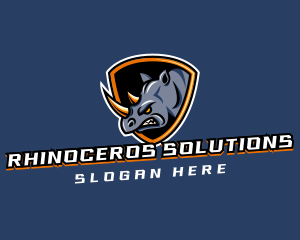 Rhinoceros - Rhinoceros Horn Gaming logo design