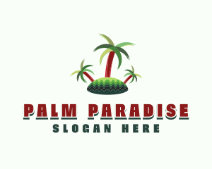 Tropical Island Trees logo design