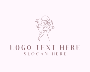 Baby - Mother Baby Child Care logo design