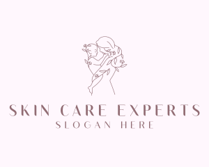 Mother Baby Child Care logo design