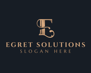 Luxury Vintage Boutique logo design