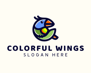 Bird Parrot Aviary logo design