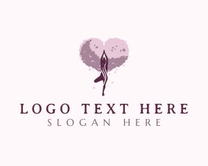 Woman Heart Tree Logo