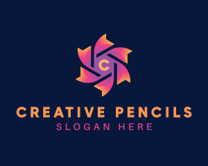 Creative Flower Startup logo design