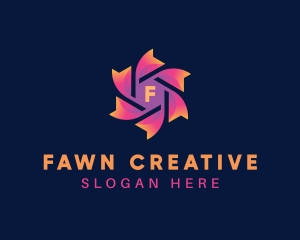 Creative Flower Startup logo design