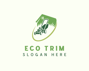 Gardening Lawn Mower logo design