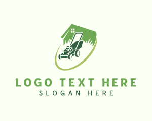 Lawn - Gardening Lawn Mower logo design