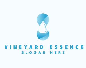 Water Supply Droplet logo design