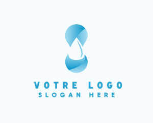 Shampoo - Water Supply Droplet logo design