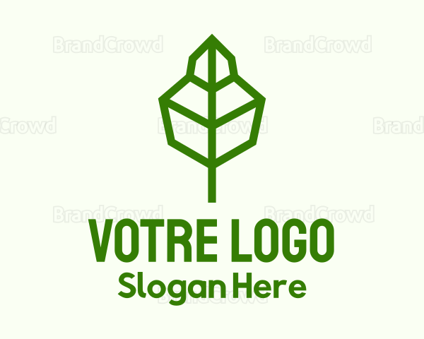 Natural Tree Leaf Logo