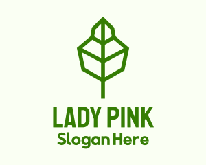 Natural Tree Leaf  Logo