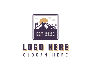 Mountain Outdoor Adventure Logo