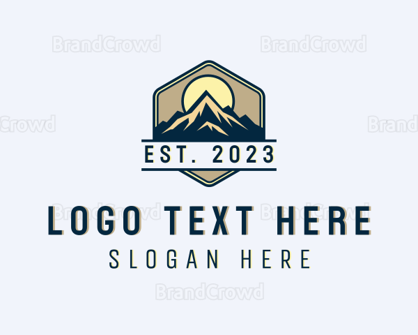 Outdoor Alpine Mountain Logo