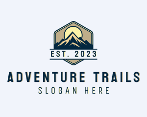 Outdoor Alpine Mountain logo design