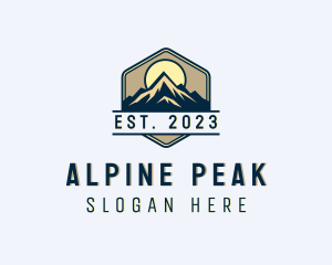 Alpine - Outdoor Alpine Mountain logo design