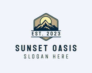 Outdoor Alpine Mountain logo design