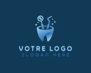 Dental Tools Clinic Logo