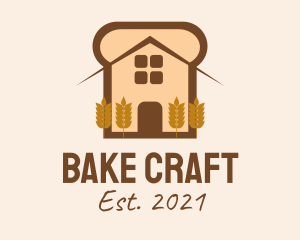 Bread Loaf House  logo design