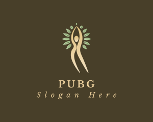 Yogi - Yoga Human Plant logo design