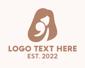 Mother - Maternity Pediatric Breastfeeding logo design