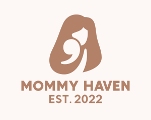Mommy - Maternity Pediatric Breastfeeding logo design