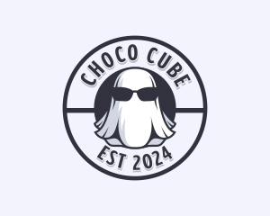 Sunglasses - Sunglasses Ghost Halloween logo design