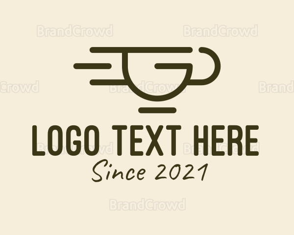 Fast Coffee Mug Logo