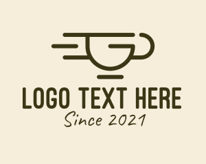 Cup - Fast Coffee Mug logo design