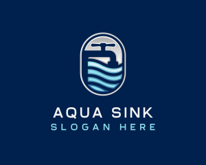 Sink - Plumbing Faucet Maintenance logo design