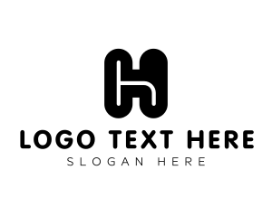 Unique - Professional Double Letter H logo design