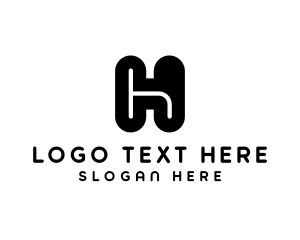 Letter H - Camapany AgencyLetter H logo design