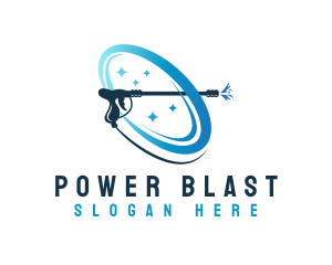 Power Wash Cleaner logo design