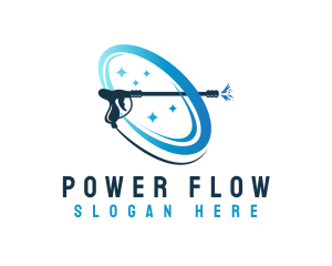 Power Wash Cleaner logo design