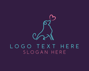 Dog Love Shelter logo design