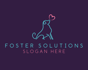 Foster - Dog Love Shelter logo design