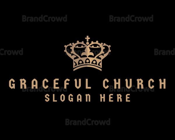 Queen Monarch Crown Logo