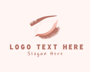 Eyelash Extension - Beauty Eyelash Relaxation logo design