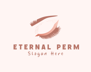 Perm - Beauty Eyelash Relaxation logo design