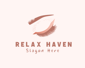 Beauty Eyelash Relaxation logo design