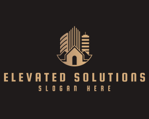 House High Rise Building  logo design