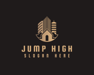 House High Rise Building  logo design