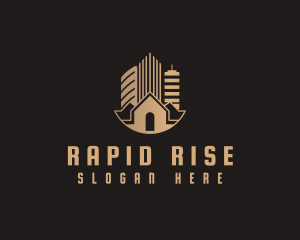 House High Rise Building  logo design