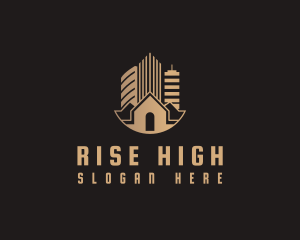 House High Rise Building  logo design