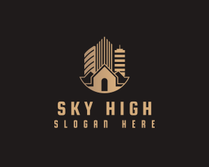 House High Rise Building  logo design