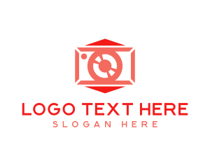 Lens - Camera Lens Photography logo design