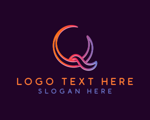 Gradient - Business Startup Letter Q logo design
