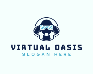 VR Film Stream logo design