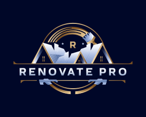 Renovation Builder Remodeling logo design