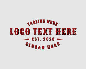 Brand - Western Masculine Brand logo design