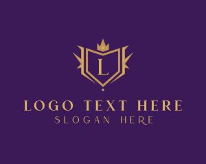 High End - Crown Shield Event logo design